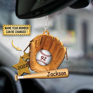 Personalized Baseball Set Ornament