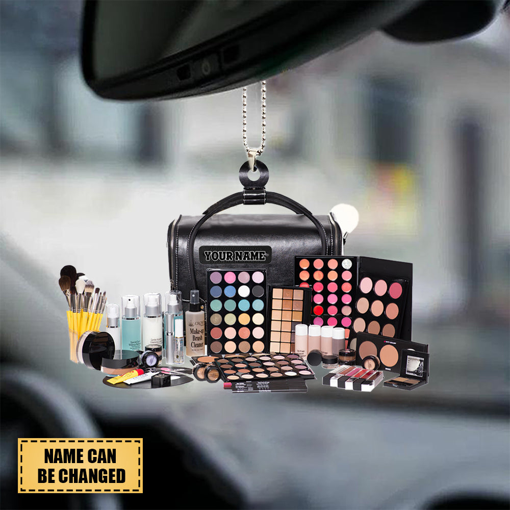 PERSONALIZED MAKE-UP BOX ACRYLIC ORNAMENT