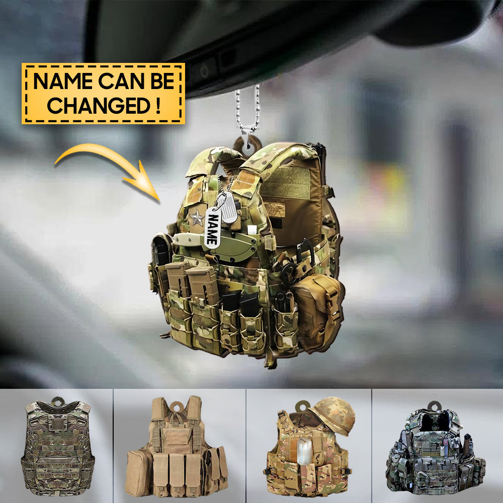 Soldier Vests Shaped Ornament