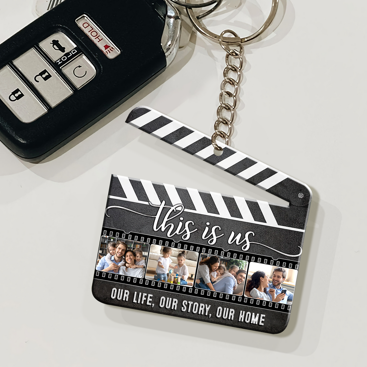 This Is Us Personalized Keychain