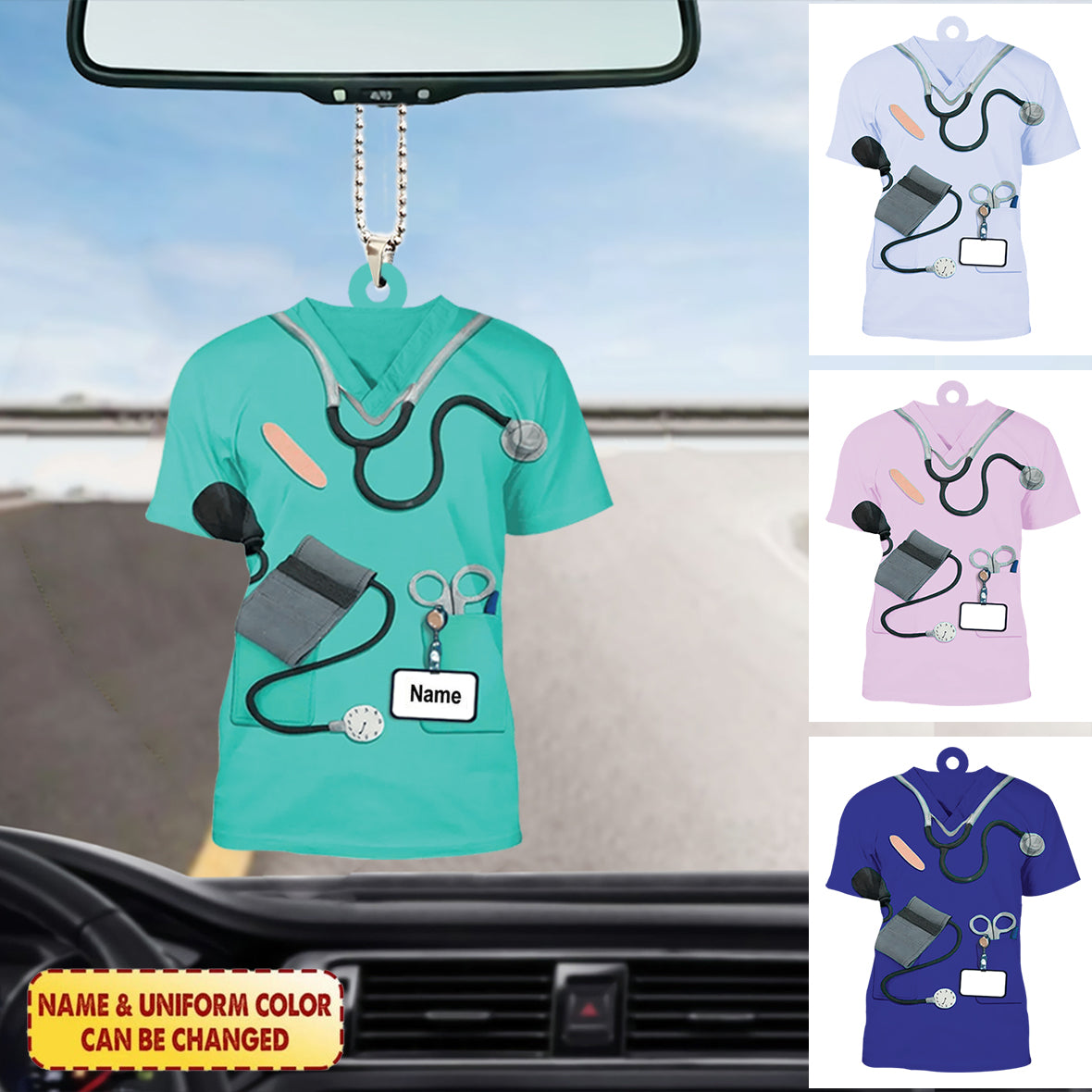 Personalized Nurse Scrubs - Gift for nurse Acrylic  Ornament