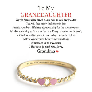 To My Granddaughter - "The love between Us is forever" - Bracelet