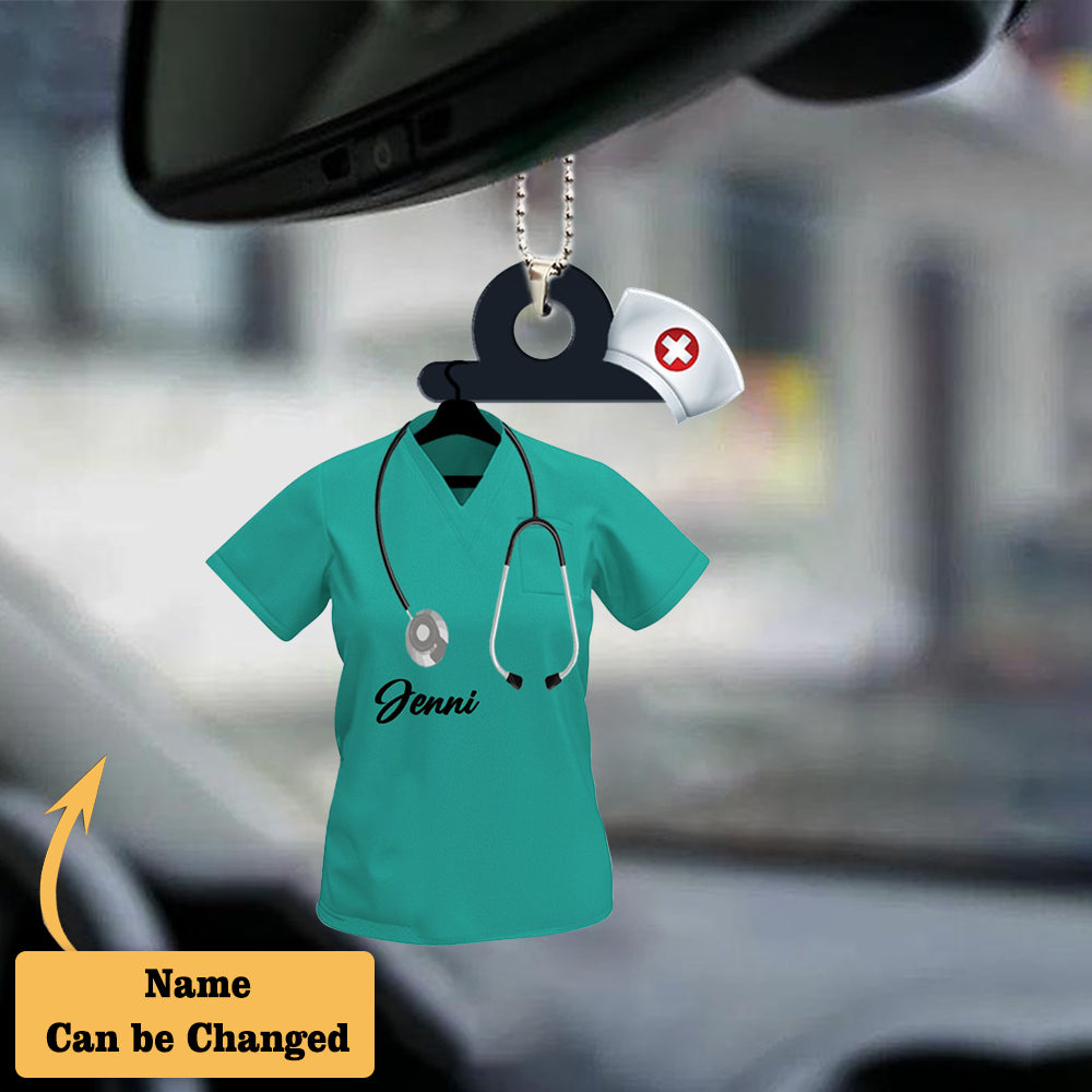 Personalized Nurse Scrubs - Gift for nurse Acrylic  Ornament