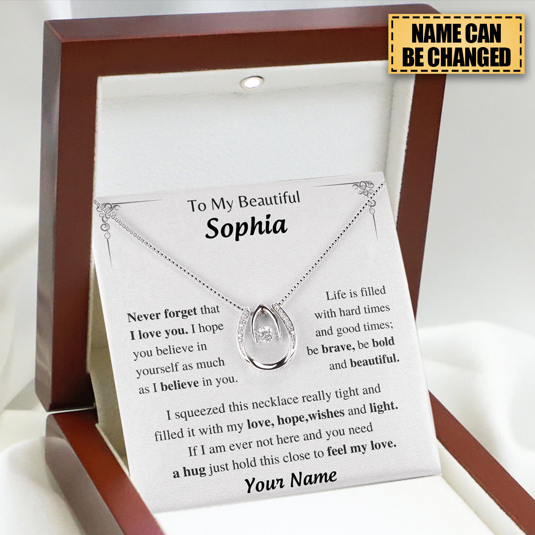 Be bold and beautiful- Horseshoe Necklace, Perfect Personalized Gift