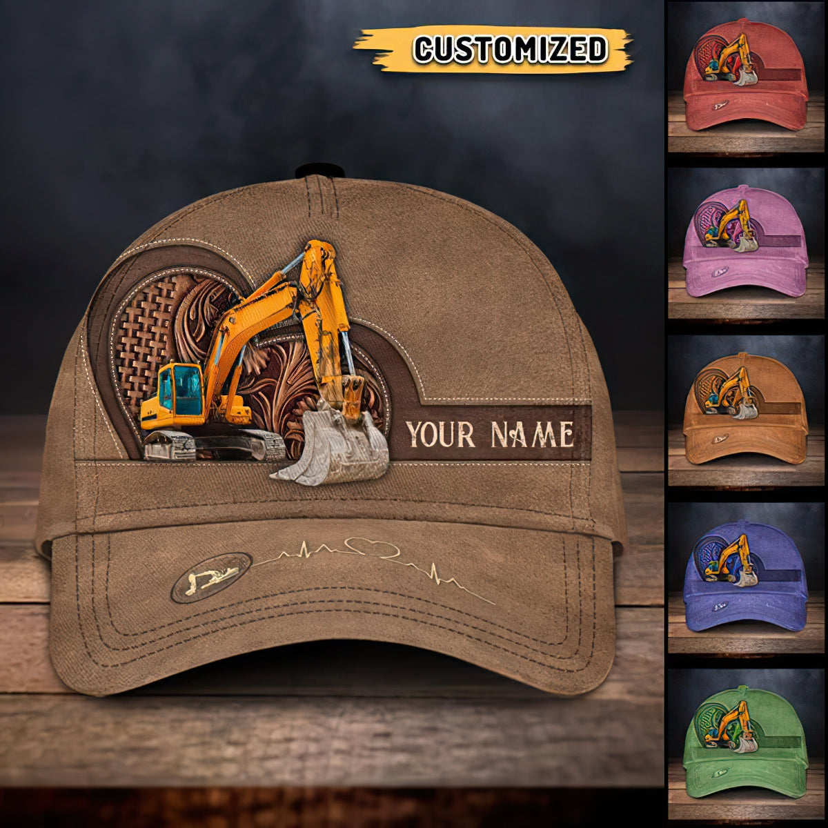 Personalized Excavator Classic Cap