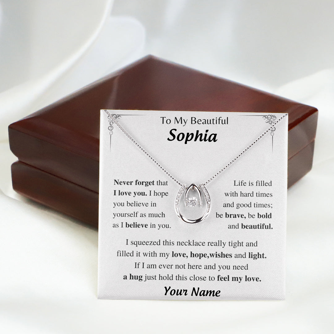 Be bold and beautiful- Horseshoe Necklace, Perfect Personalized Gift