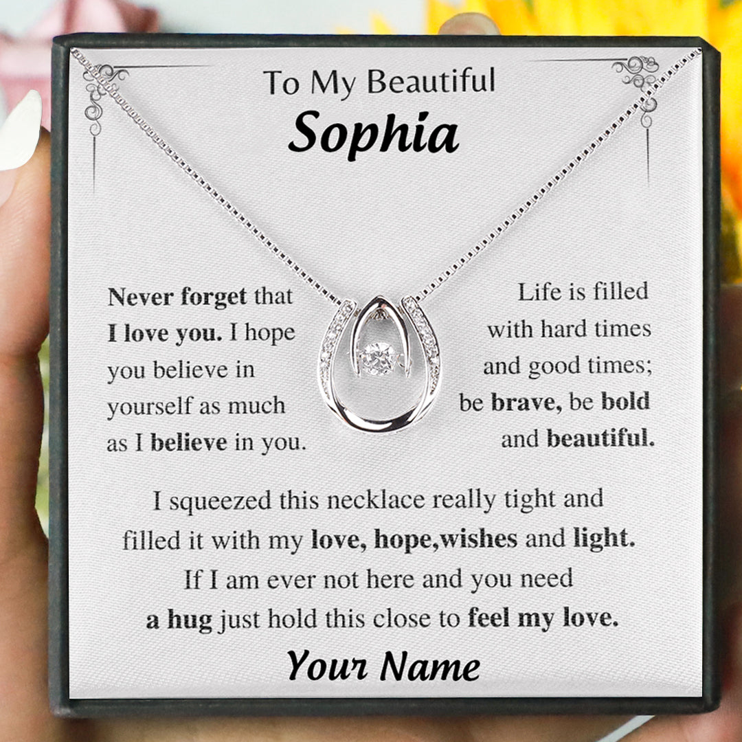 Be bold and beautiful- Horseshoe Necklace, Perfect Personalized Gift