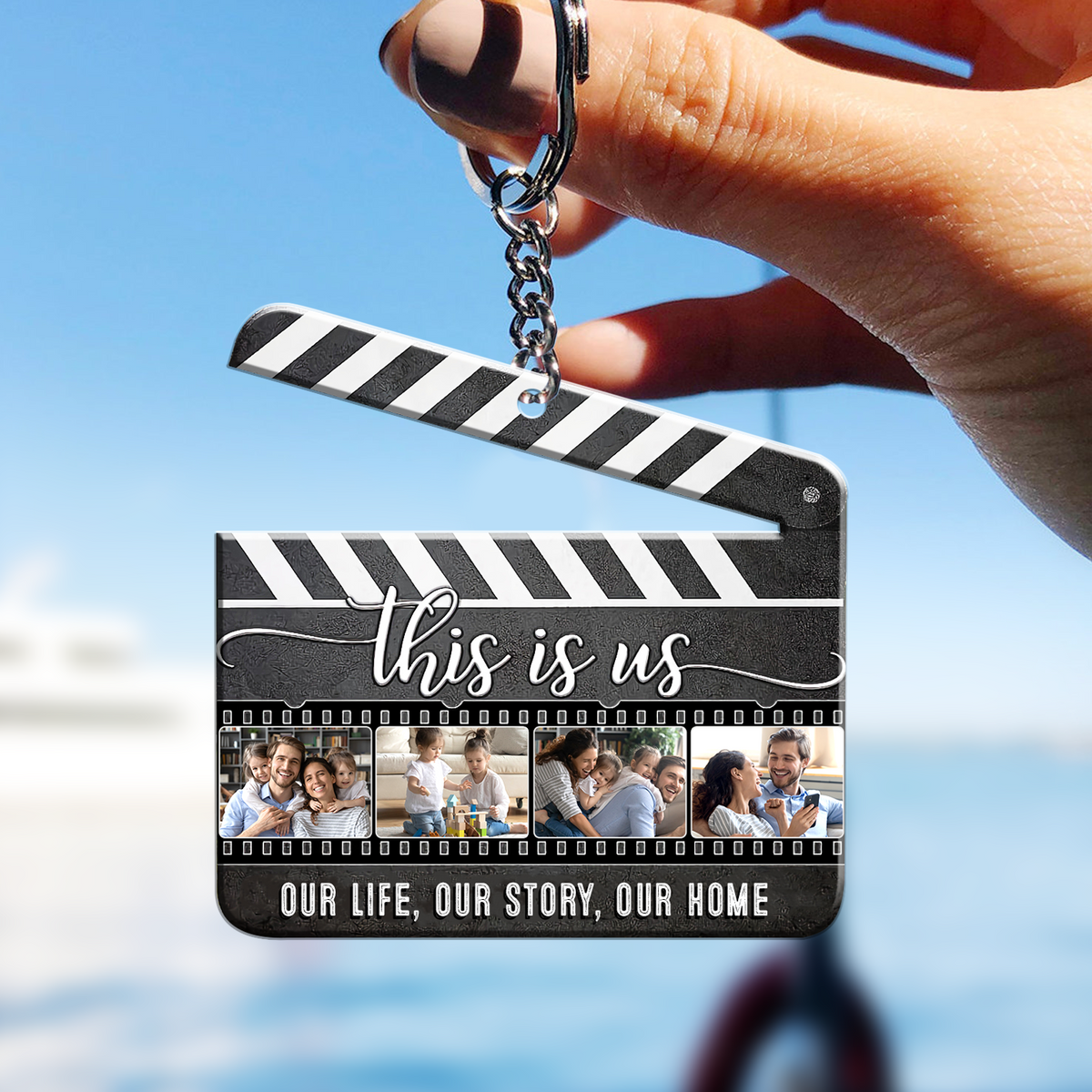 This Is Us Personalized Keychain