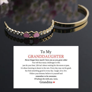 To My Granddaughter - "The love between Us is forever" - Bracelet