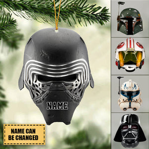 Personalized Combat Helmet Ornament, Christmas Tree Decor