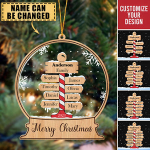 Merry Christmas - Personalized Ornament