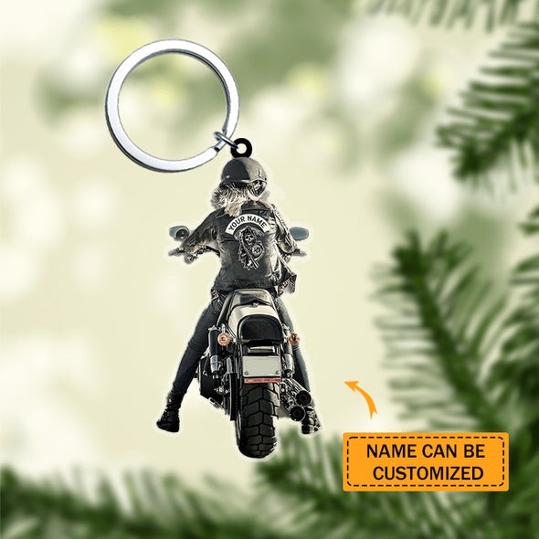 Biker Vr3 Personalized Acrylic Keychain