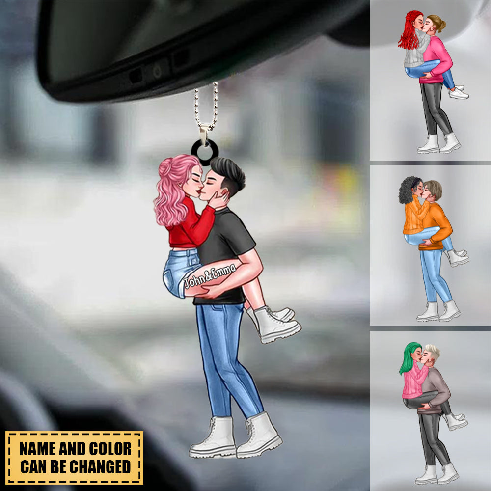 Gift For Couple For Her For Him Kiss Couple Acrylic Ornament