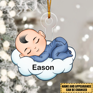 Sleep Cloud Baby - Personalized Christmas Ornament