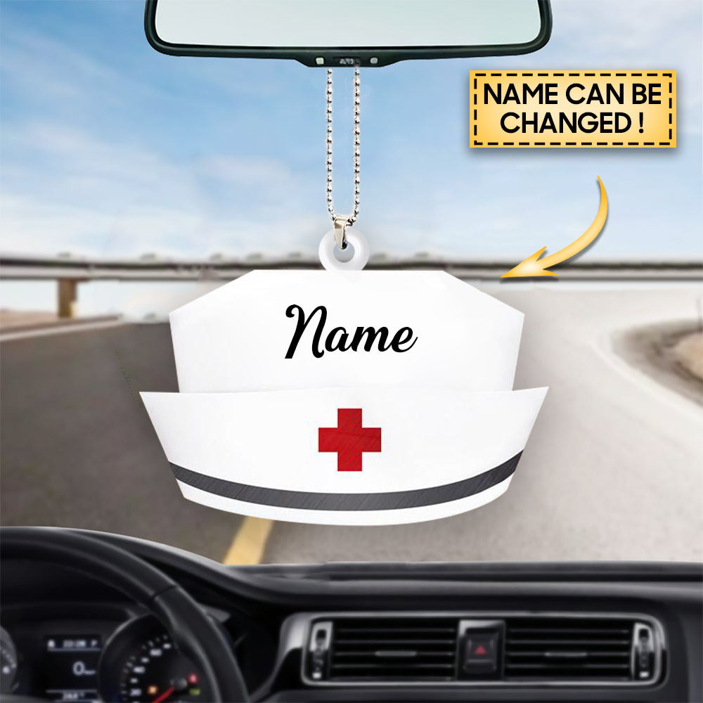Personalized Nurse Cap Scrubs - Gift for nurse Acrylic  Ornament