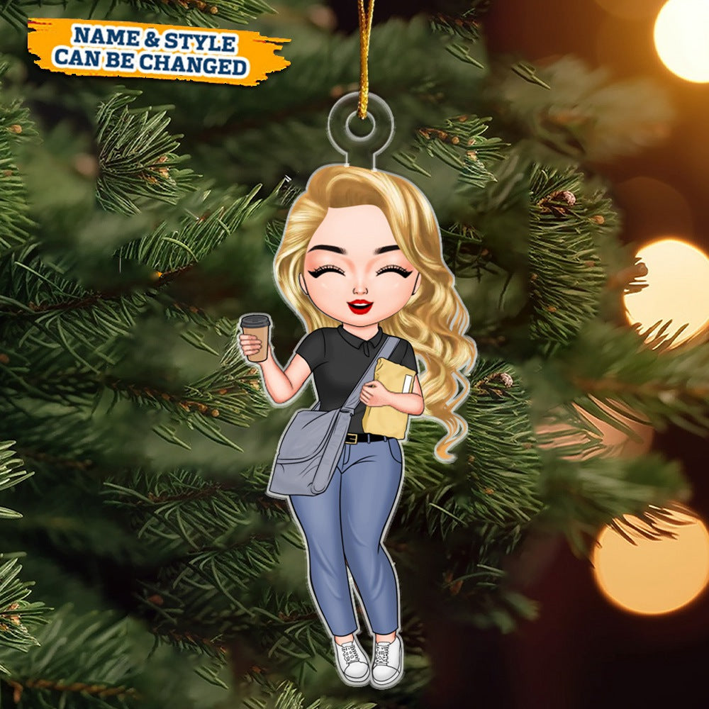 Postal Worker Ornament - Personalized Custom Ornament - Christmas Gift For Postal Worker