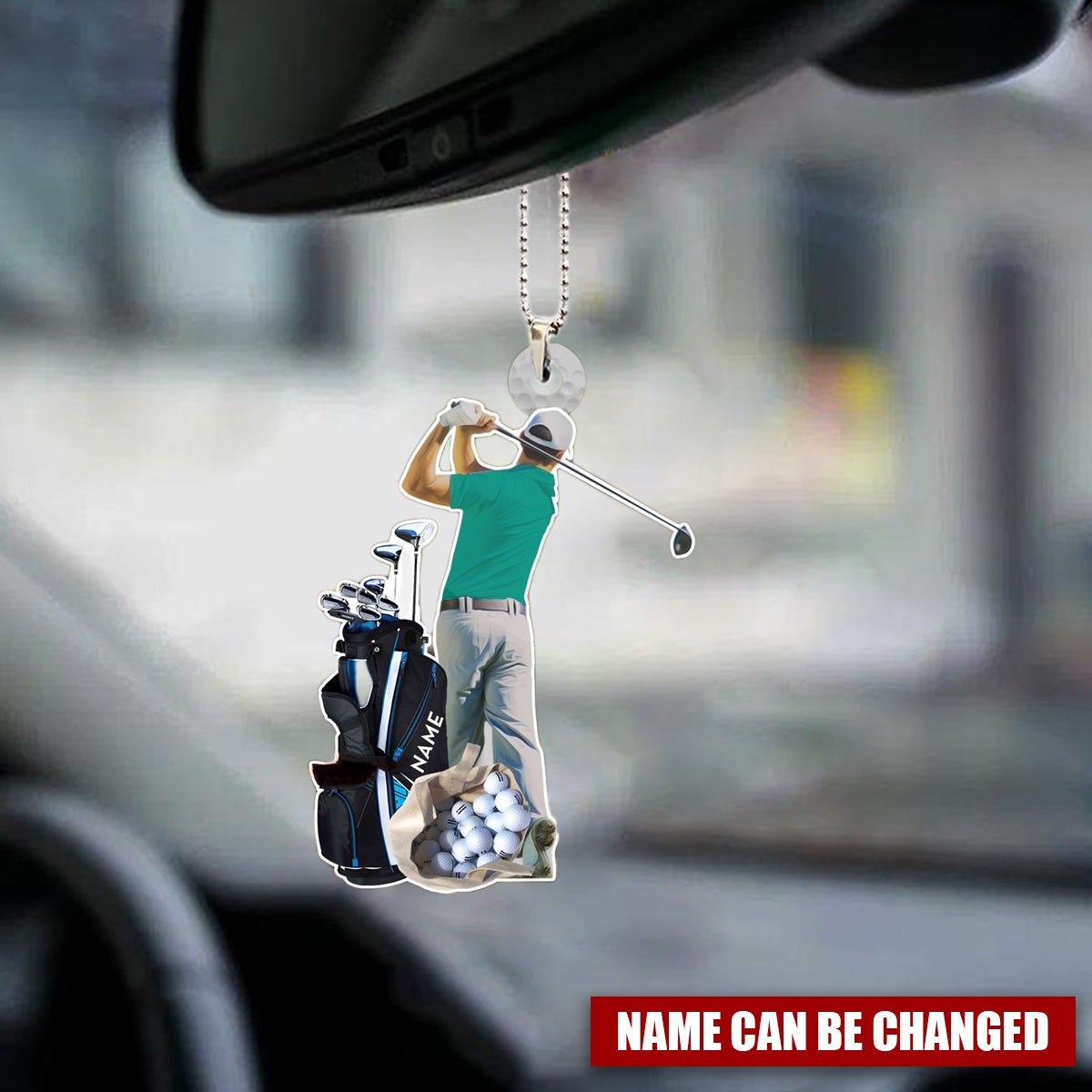 Golf Personalized Ornament- Gift for Golf Lover Acrylic Ornament