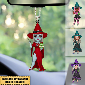 No Soliciting, Gift For Witch Lover, Halloween Gift- Personalized Ornament