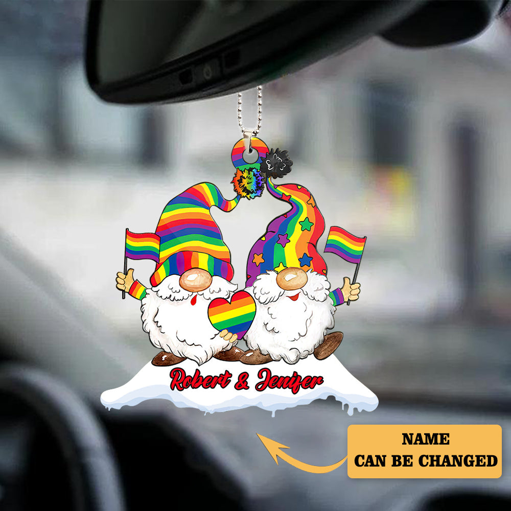 Personalized LGBT Acrylic  Ornament