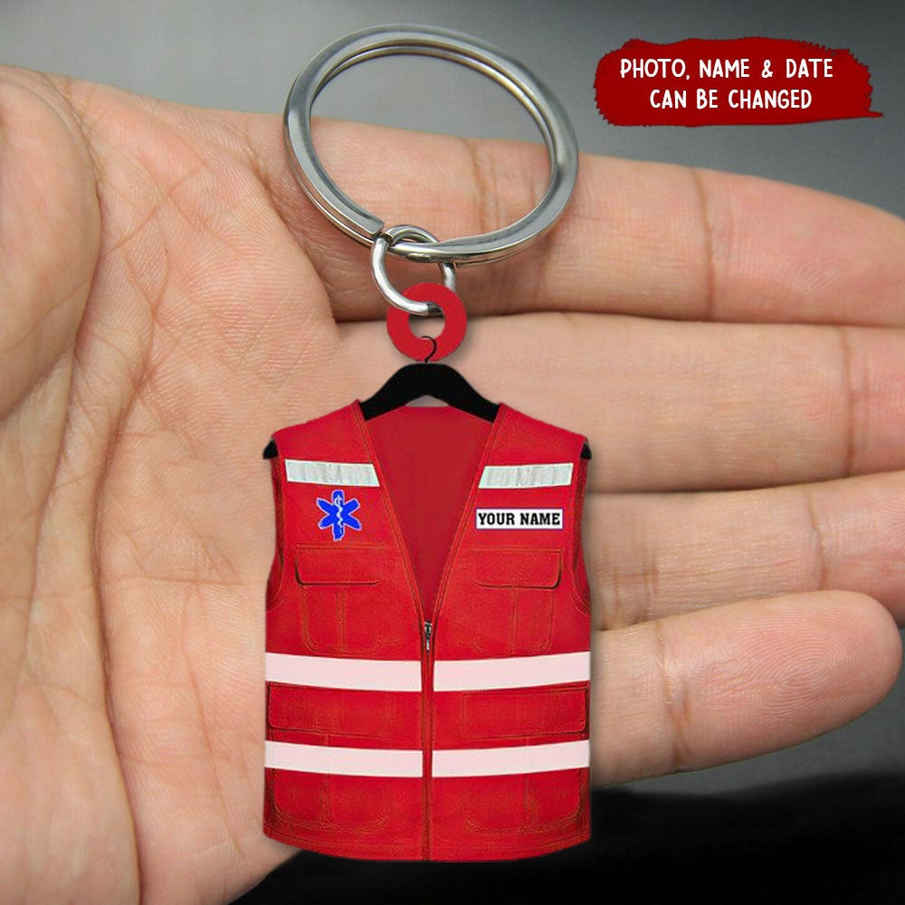 PERSONALIZED Paramedic KEYCHAIN