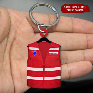 PERSONALIZED Paramedic KEYCHAIN