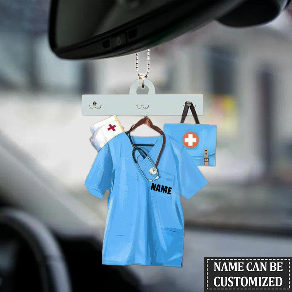 Personalized Nurse Scrubs - Gift for nurse Acrylic  Ornament