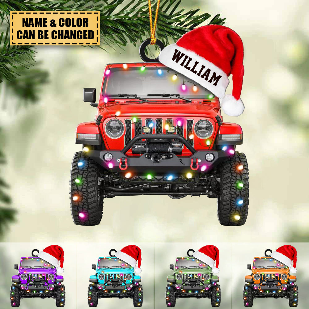 PERSONALIZED Suvs CHRISTMAS HANGING ORNAMENT