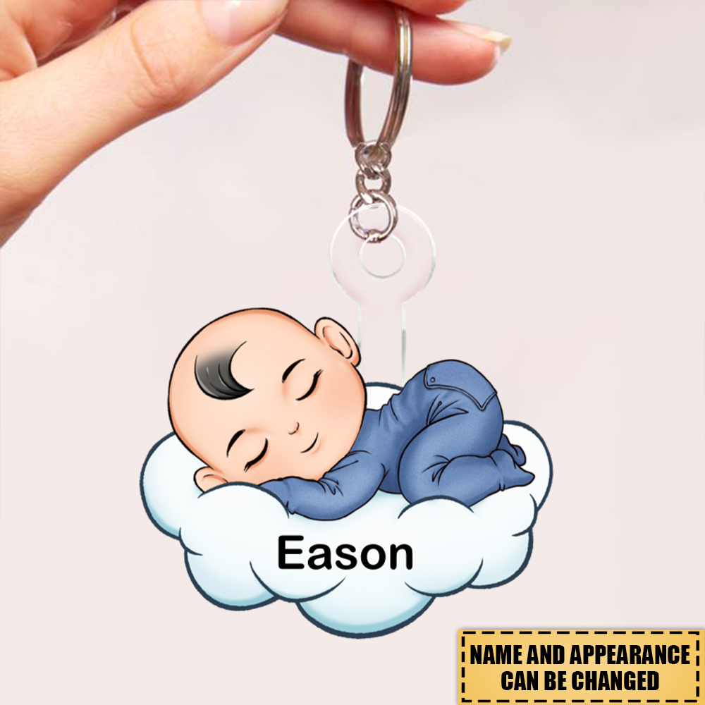 Sleep Cloud Baby - Personalized Keychain