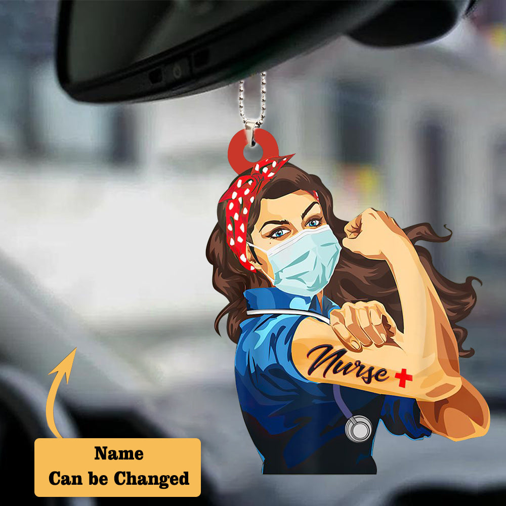 Personalized Nurse Wonder Woman – Shaped Ornament