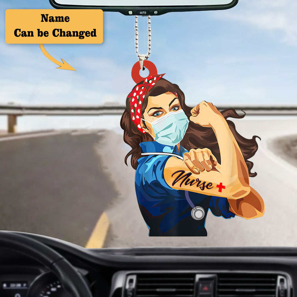 Personalized Nurse Wonder Woman – Shaped Ornament