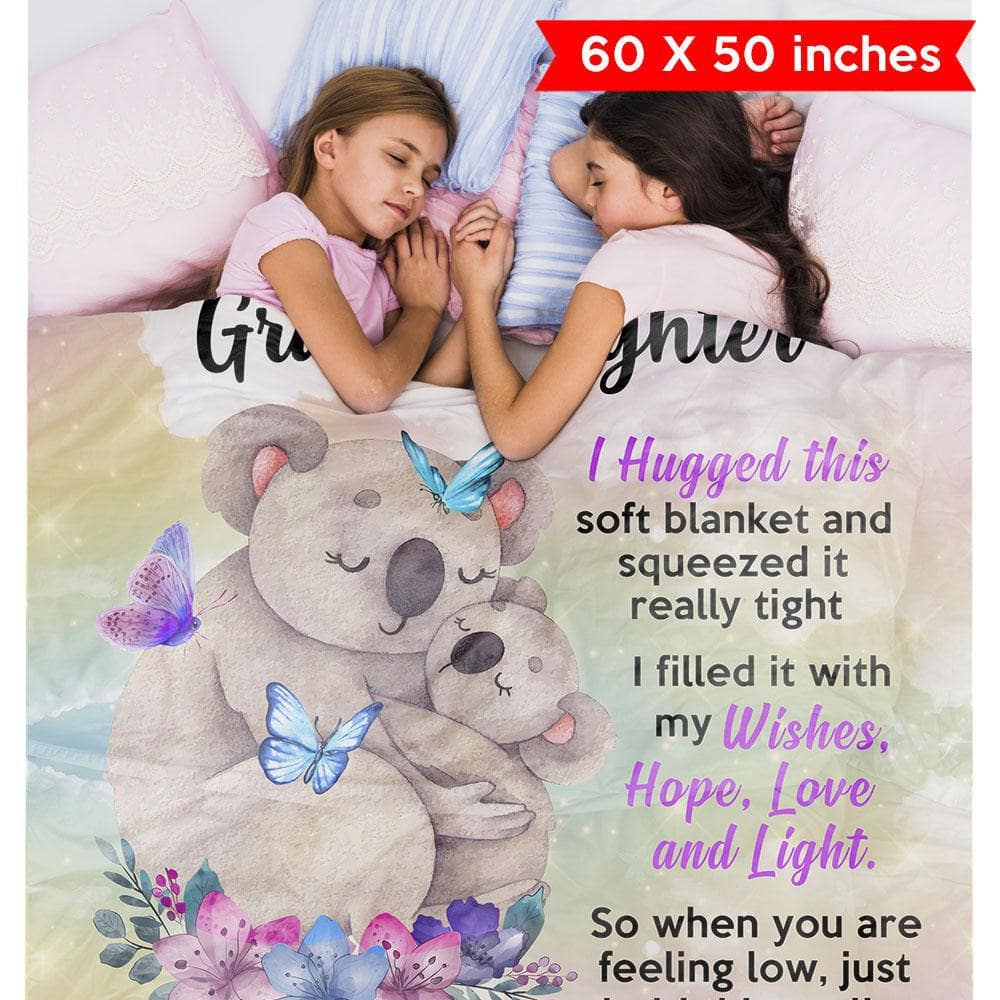 Granddaughter Blanket - Koala Hug