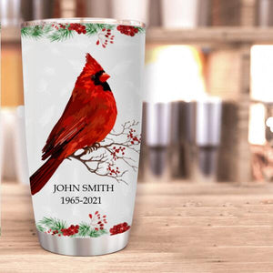 Those We Love Don't Go Away Personalized Tumbler Memories In Heaven