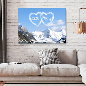 Entwined Hearts ❤️- PERSONALIZED CUSTOM POSTER