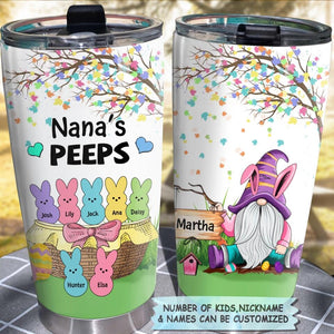 Personalized Tumbler - Gift For Grandma - Nana's Peeps