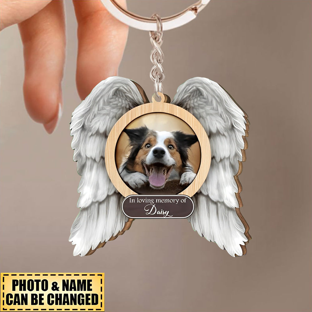 Personalized Custom Pet Memorial keychain