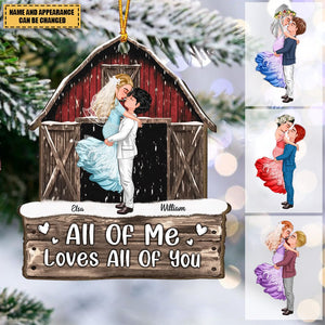 Our First Christmas As Mr. & Mrs - Personalized Acrylic Ornament