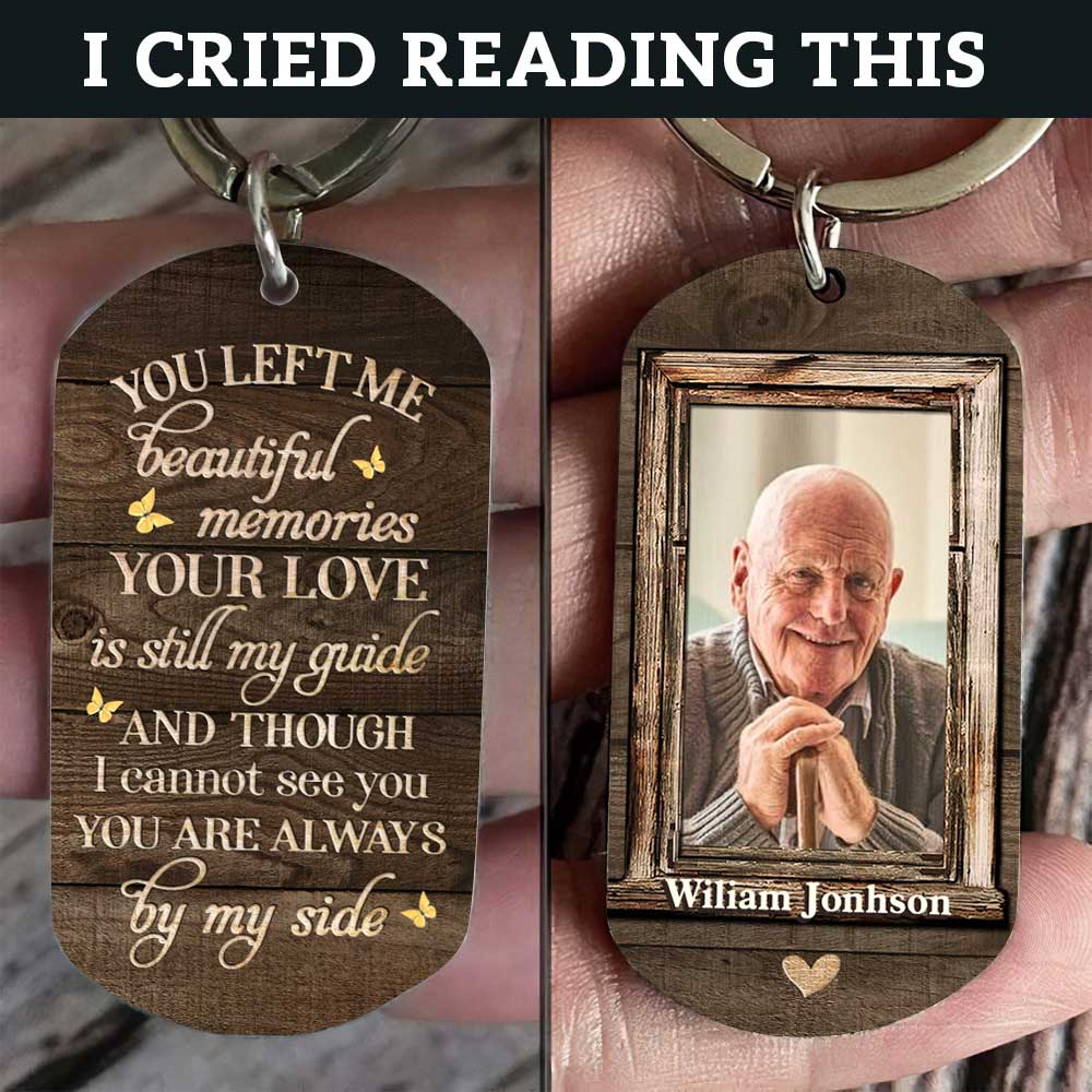 You're Always By My Side - Upload Image, Personalized Keychain