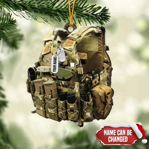 Soldier Vests Shaped Christmas Ornament