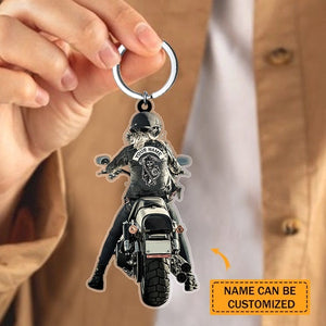 Biker Vr3 Personalized Acrylic Keychain