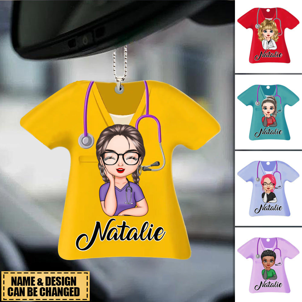 Personalized Car Ornament - Gift For Nurse - Being A Nurse