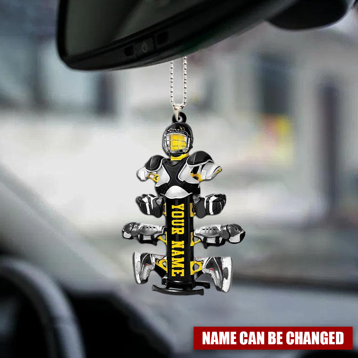 Personalized Hockey Ornament - Gift for Hockey Lover Acrylic  Ornament
