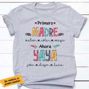 Personalized Grandma Abuela Spanish T Shirt AP264 30O58