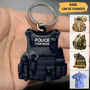 VESTS SHAPED KEYCHAIN