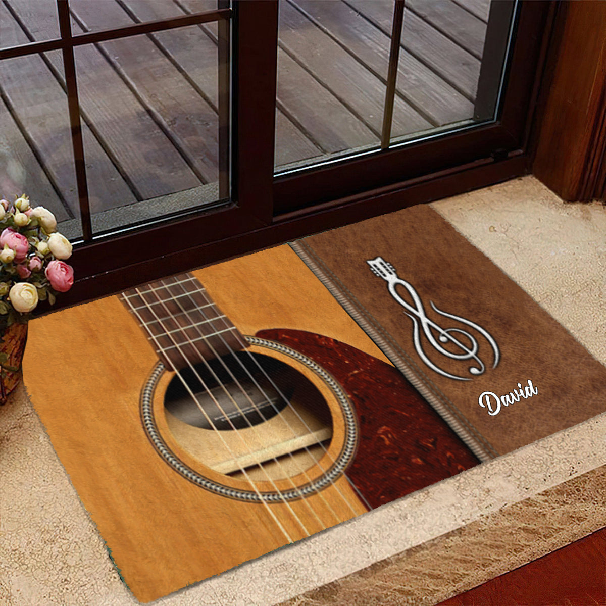 Guitar Personalized Doormat Gift For Guitar Lovers