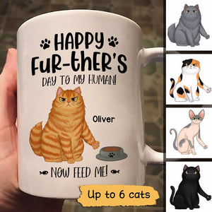 Happy Further‘s Day Sassy Cats Personalized Mug