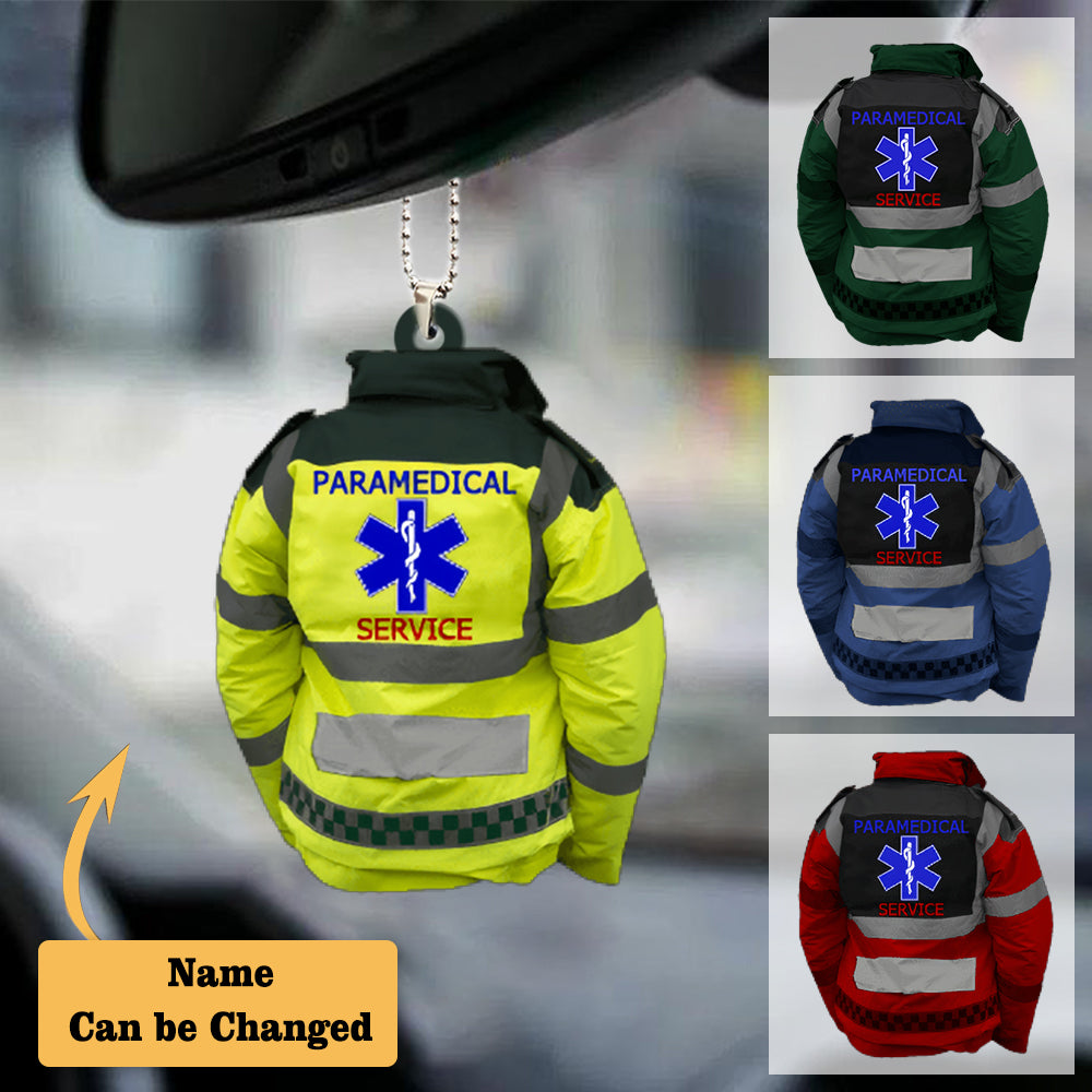 PERSONALIZED PARAMEDIC UNIFORM ACRYLIC Ornament
