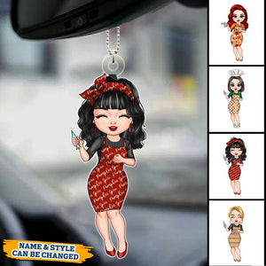 I Love Baking - Personalized Custom Car Ornament - Perfect Gift For Baker, Baking Lover