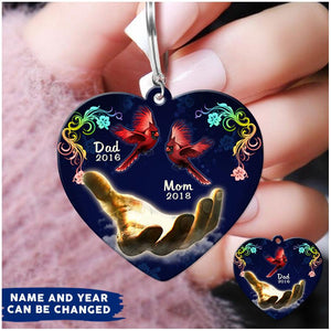 PERSONALIZED MEMORIAL ACRYLIC KEYCHAIN