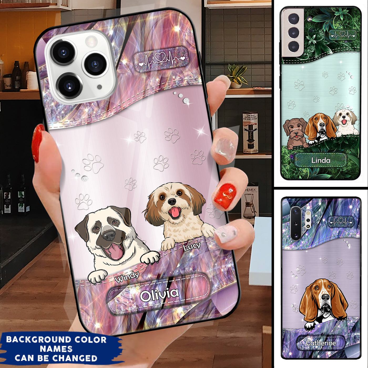 Personalized Custom Phone Case For Dog Lover NLA21JUN22CA1