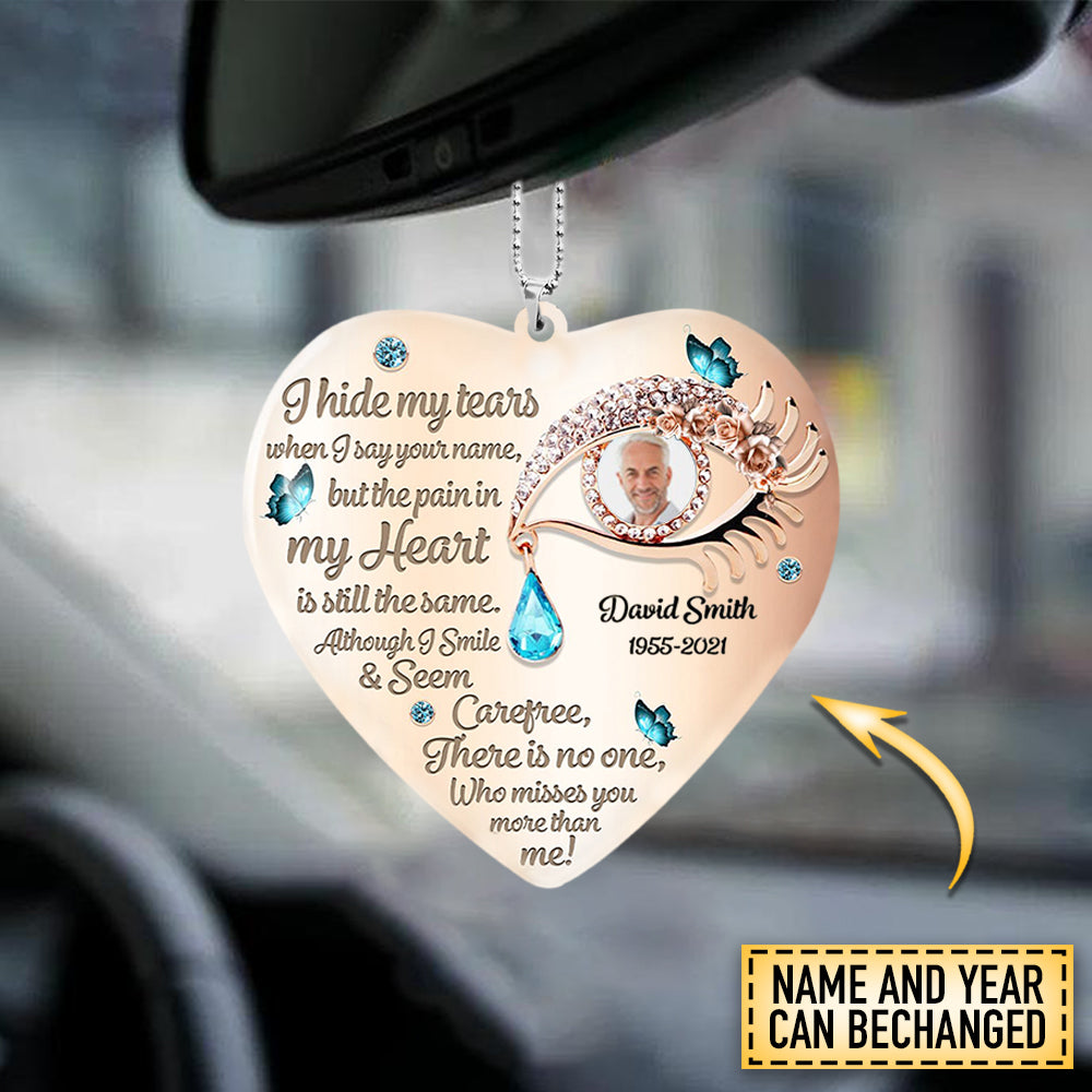 I Hide My Tears Personalized Ornament